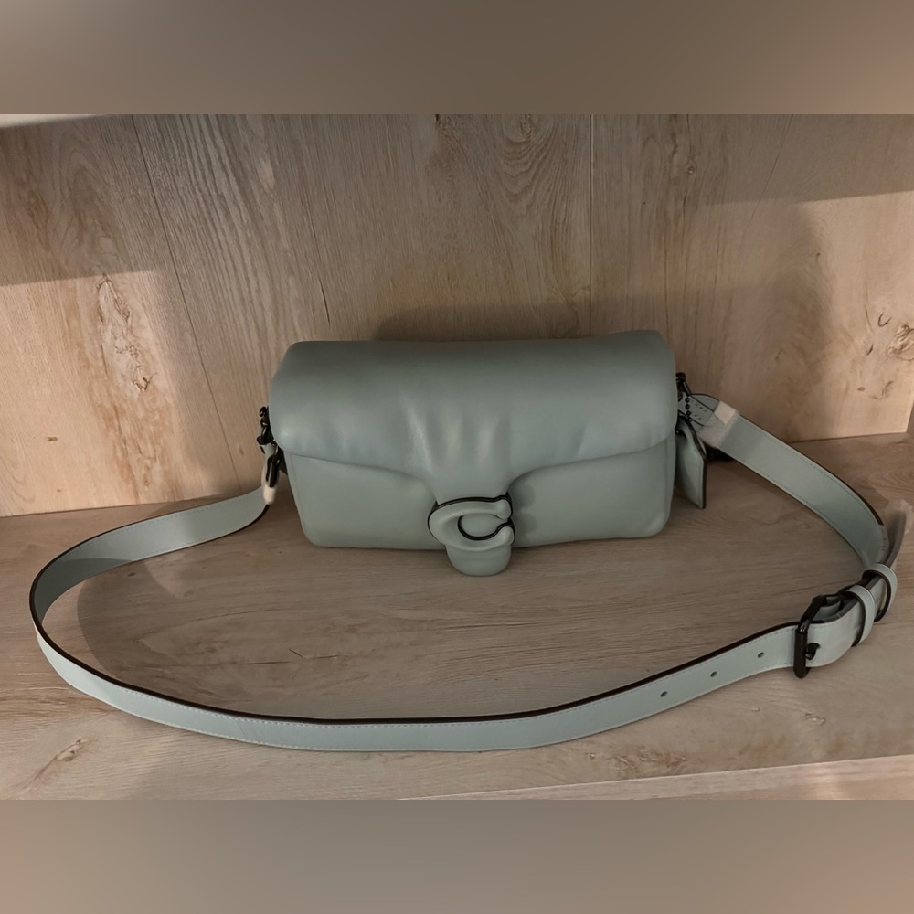 Genuine Coach Pillow Tabby 26 light blue shoulder bag